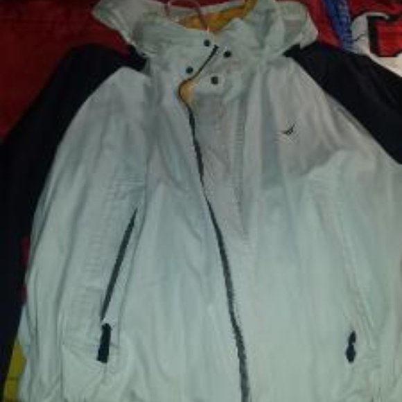 Men Large Nautica coat, reversible